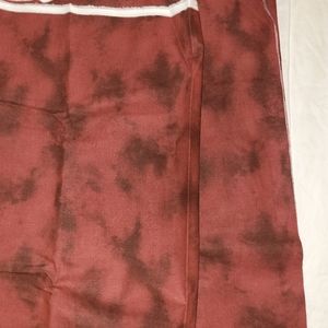 Maroon and Black Piece of Fabric